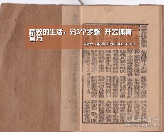 精致的生活,分3个步骤-开云体育官方(图2) 开云体育官方